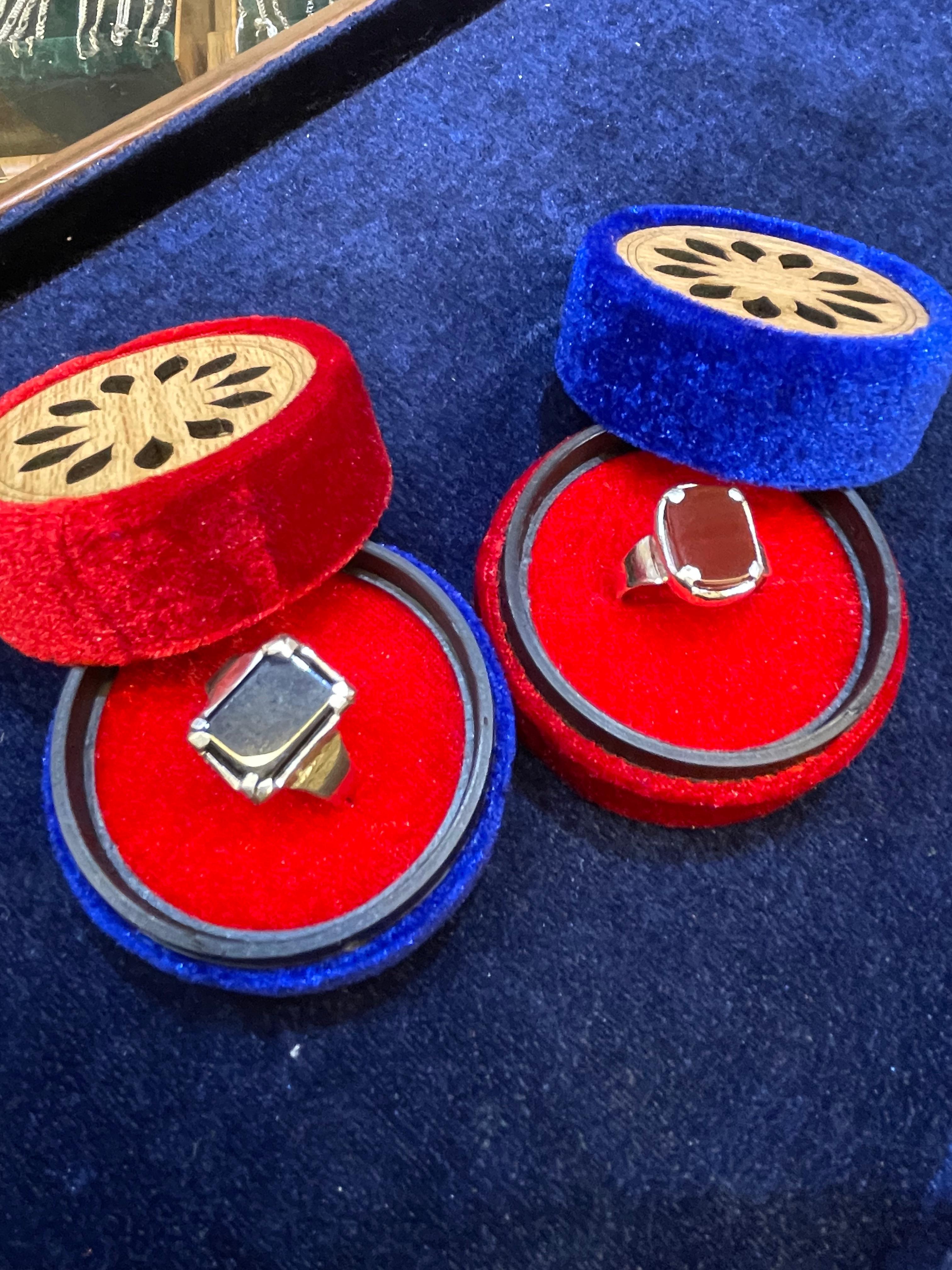 Handmade Jeans Weeding Ring
