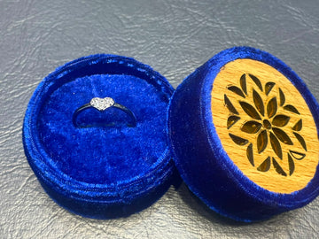 Italian Silver Love Ring